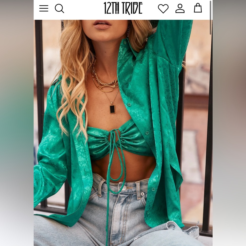 12th tribe blouse and shirt - brand new with tags